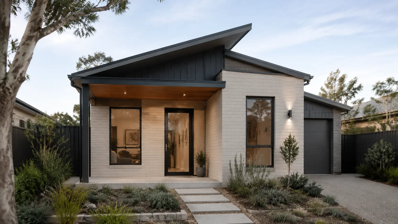 Duo Compact straight-on façade
