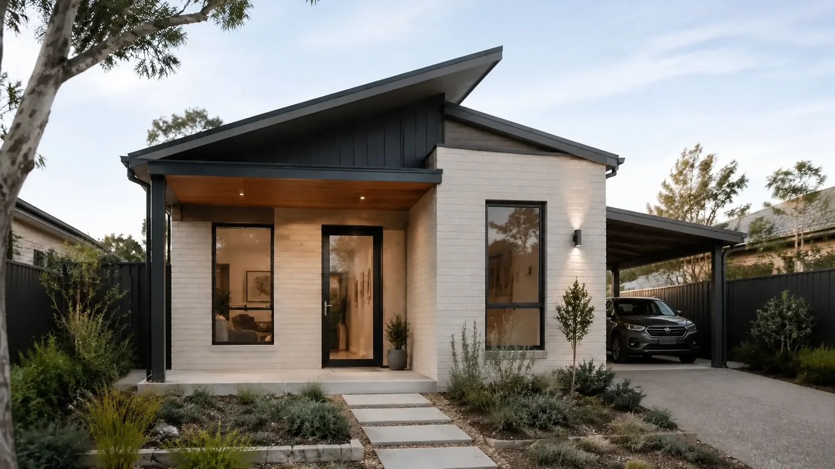 Duo Compact straight-on façade