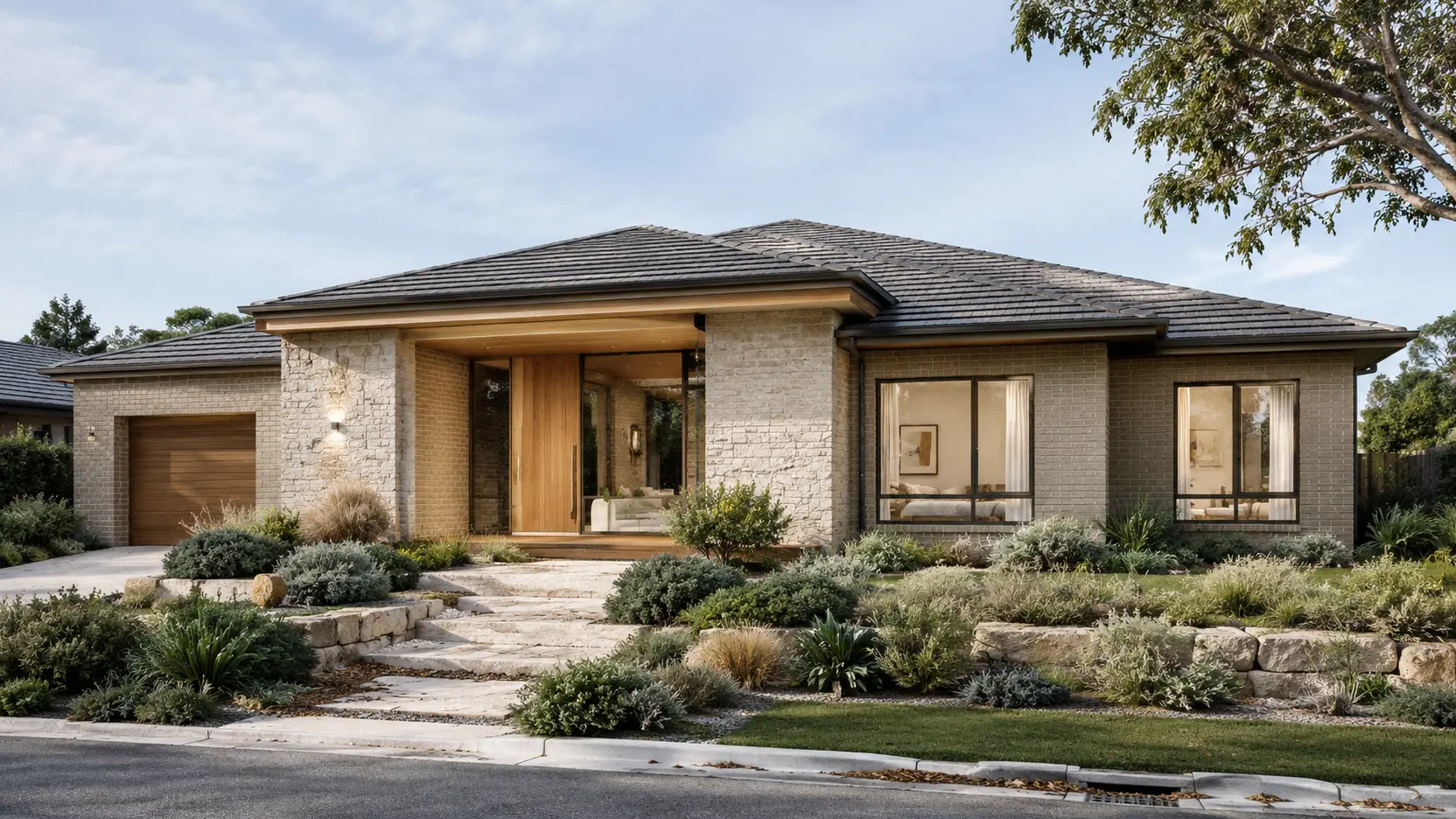 Duo Plus straight-on façade
